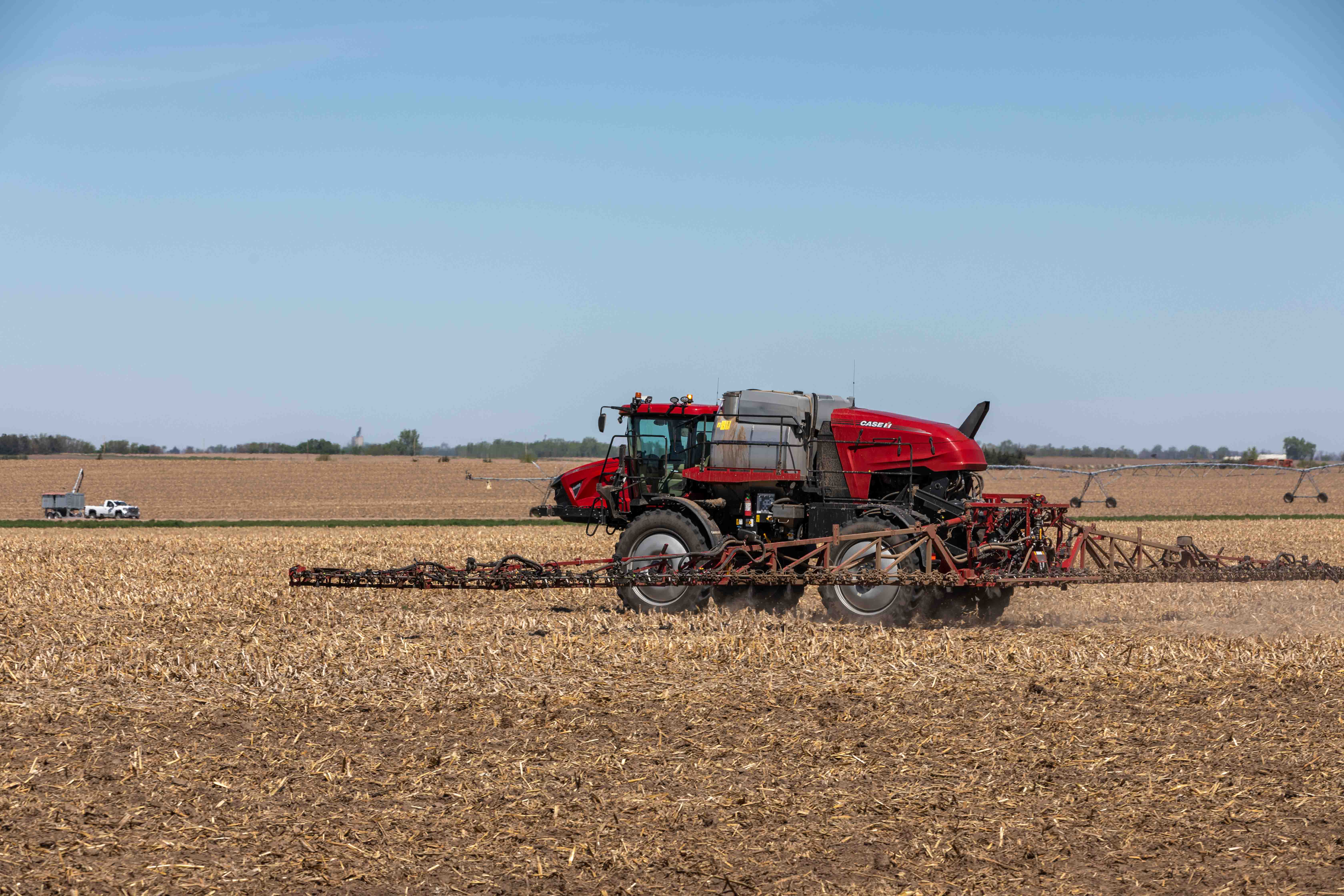 Integrity Ag sprayer applying product in the field